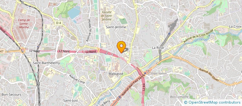 localisation de l'entreprise SCI T-C-R à MARSEILLE