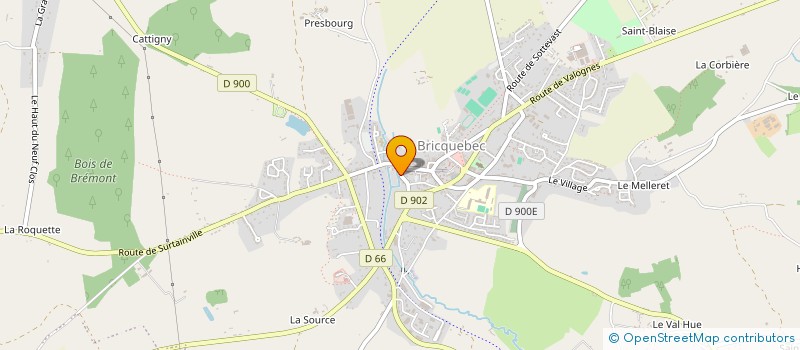 localisation de l'entreprise SCI T'CHE NOUS à BRICQUEBEC-EN-COTENTIN