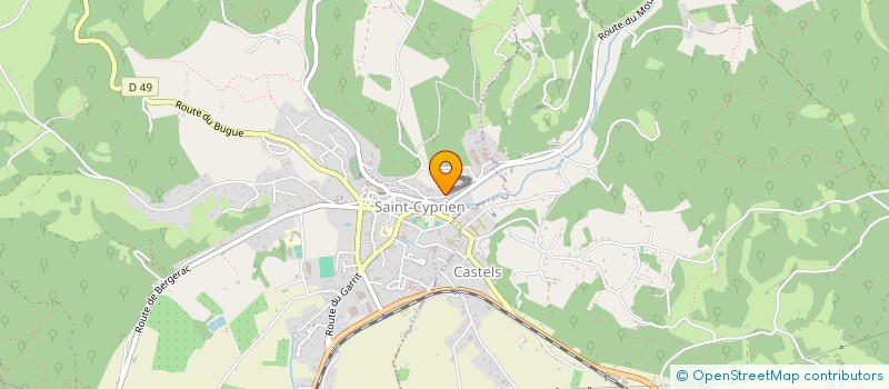 localisation de l'entreprise SCI T-CLIK  SAINT-CYPRIEN