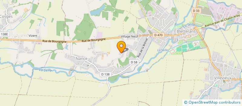 localisation de l'entreprise SCI T.D.J.  NANCE