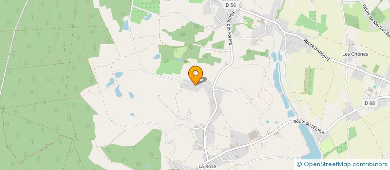 localisation de l'entreprise SCI T.D.M.G.  SAINT-MARTIN-D'AUXIGNY