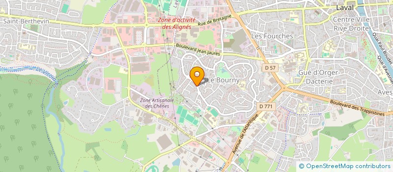 localisation de l'entreprise SCI T.D.M.G. à LAVAL