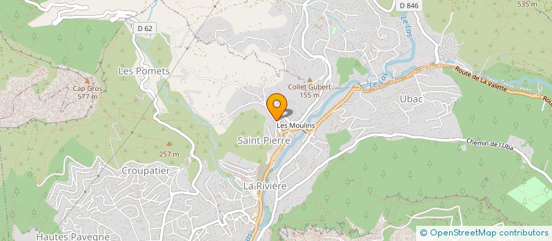 localisation de l'entreprise SCI . T D T  TOULON