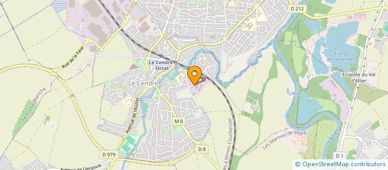 localisation de l'entreprise SCI T DOME  LE CENDRE