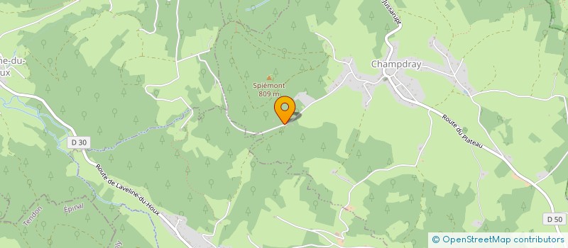 localisation de l'entreprise SCI T E  CHAMPDRAY
