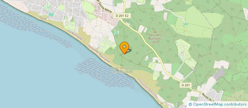 localisation de l'entreprise SCI T.E.C.  LE BOIS-PLAGE-EN-RE