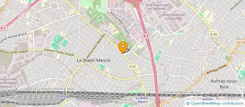 localisation de l'entreprise SCI T.E.J à LE BLANC-MESNIL