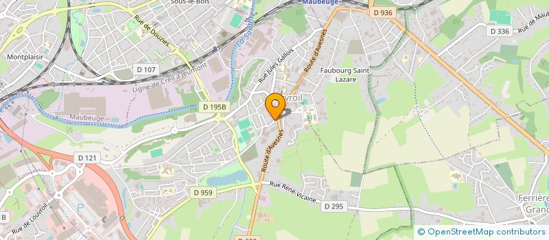 localisation de l'entreprise SCI T E M  LOUVROIL