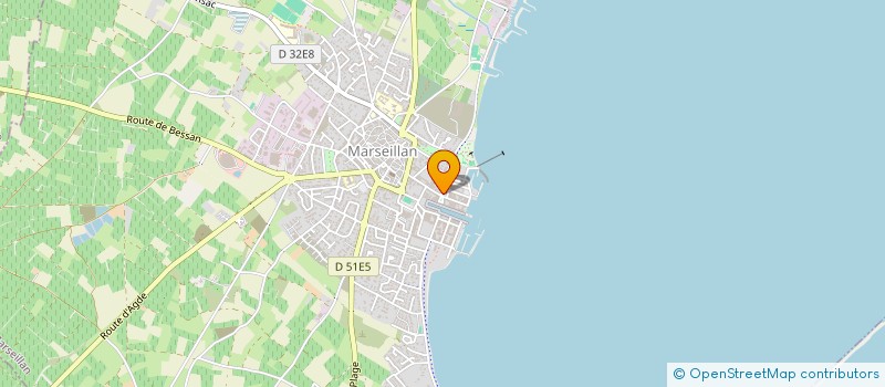 localisation de l'entreprise SCI T.F.M à MARSEILLAN