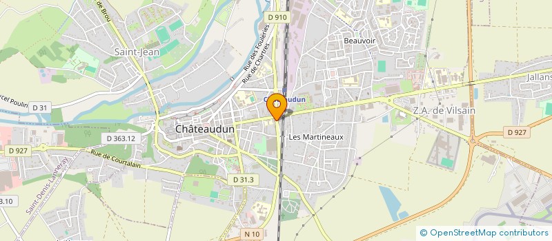 localisation de l'entreprise SCI T G à CHATEAUDUN