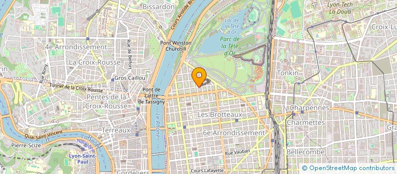 localisation de l'entreprise SCI T.G.C.L.  LYON 6EME