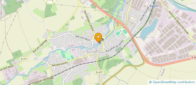 localisation de l'entreprise SCI T.H.  BLENDECQUES