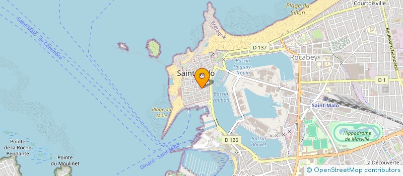 localisation de l'entreprise SCI T.H.K  SAINT-MALO