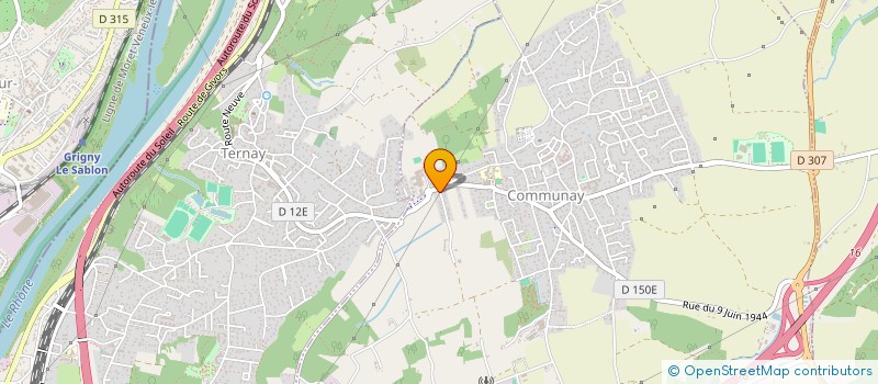 localisation de l'entreprise SCI T.H.L'IMMO  COMMUNAY