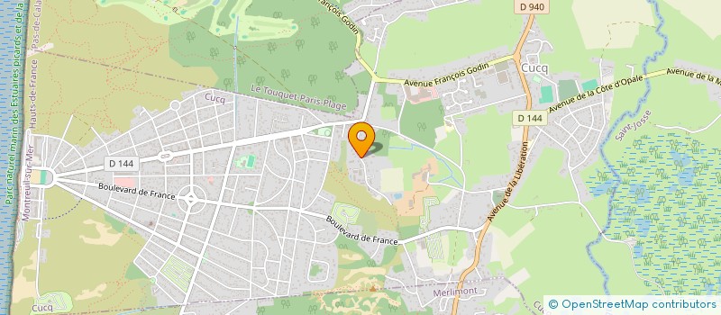 localisation de l'entreprise SCI T.H.M. à CUCQ