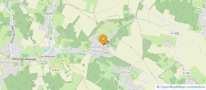 localisation de l'entreprise SCI T.I.B.  VIENNE-EN-ARTHIES