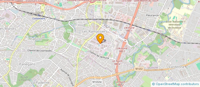 localisation de l'entreprise 'SCI T IMMO' à COLOMIERS