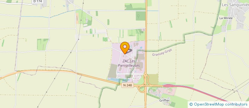 localisation de l'entreprise SCI T.J.  SAINT-SYMPHORIEN