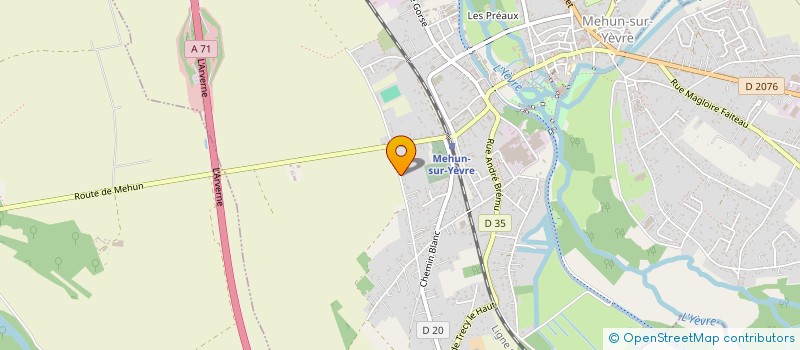 localisation de l'entreprise SCI T J K  MEHUN-SUR-YEVRE