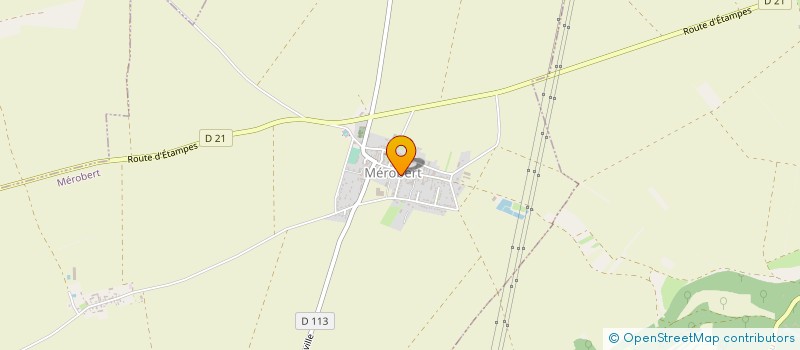 localisation de l'entreprise SCI T.J.M.  MEROBERT