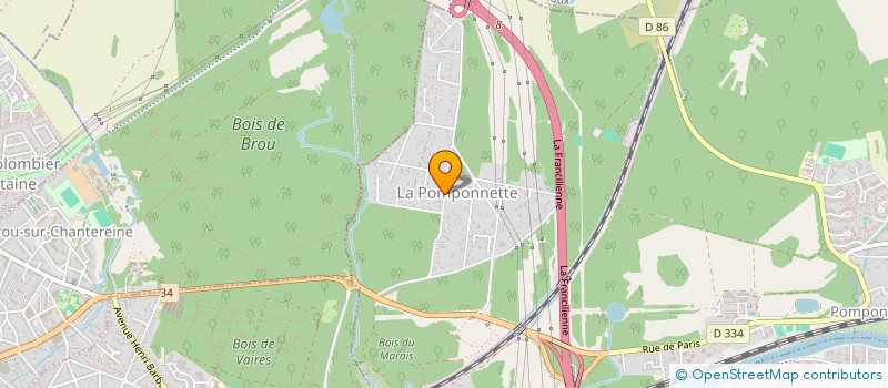 localisation de l'entreprise SCI T.J.O. à POMPONNE