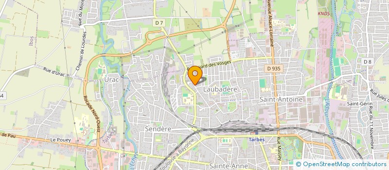 localisation de l'entreprise SCI T.JESS  TARBES