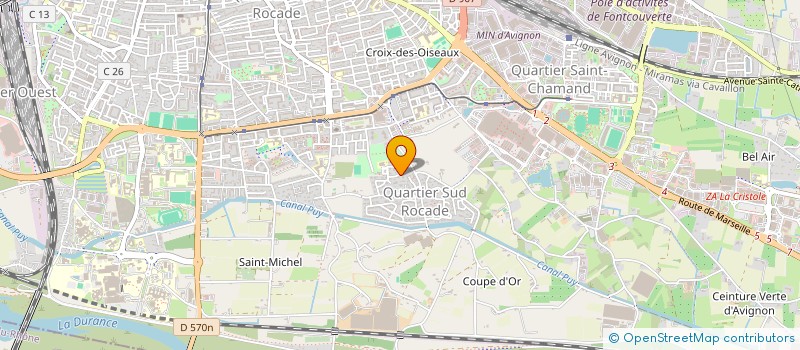 localisation de l'entreprise SCI T.K.A.L.  AVIGNON