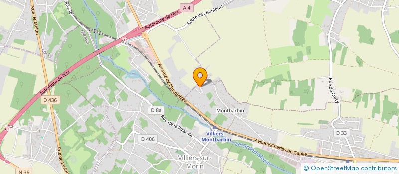 localisation de l'entreprise SCI T'KINT  CRECY-LA-CHAPELLE