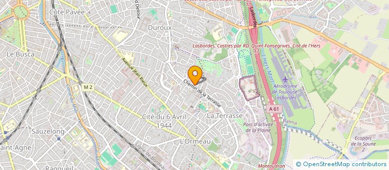 localisation de l'entreprise SCI T&L à TOULOUSE
