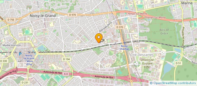 localisation de l'entreprise SCI T.L.E.  NOISY-LE-GRAND