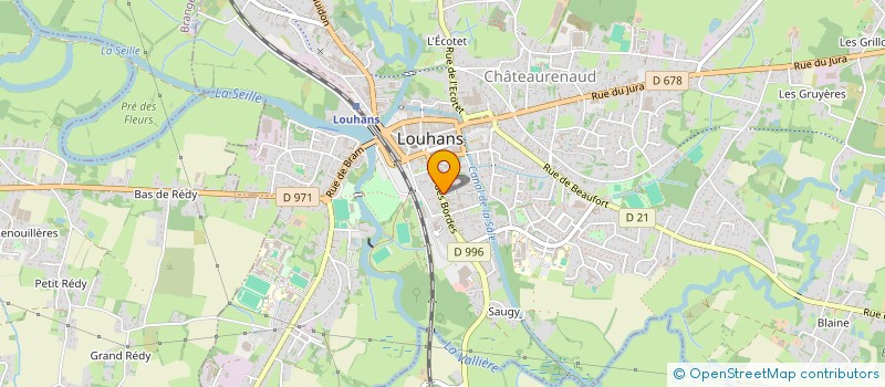 localisation de l'entreprise SCI  T.L.M. à LOUHANS