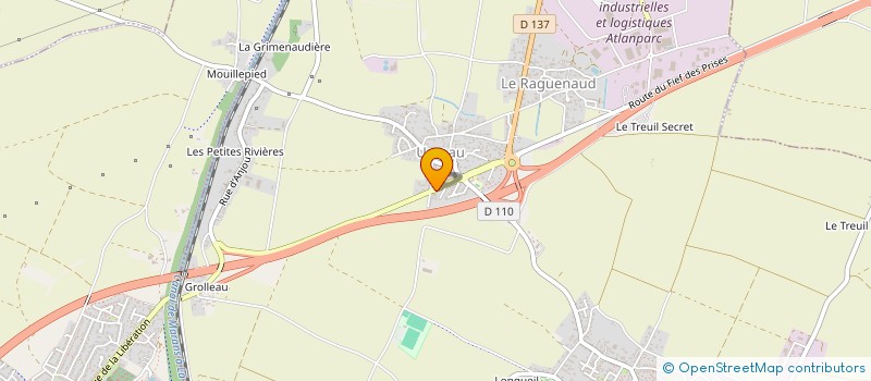 localisation de l'entreprise SCI T.L.M.  SAINTE-SOULLE