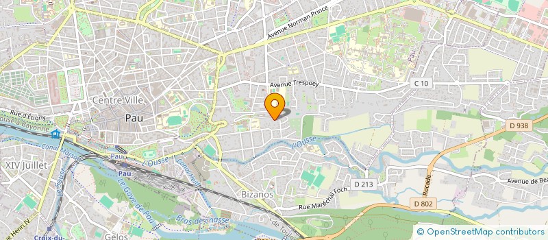 localisation de l'entreprise SCI T.L PATRIMOINE à PAU