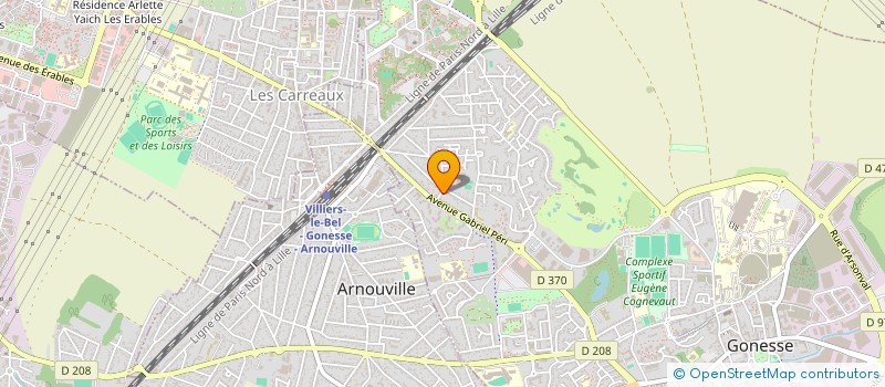 localisation de l'entreprise SCI T.M  GONESSE