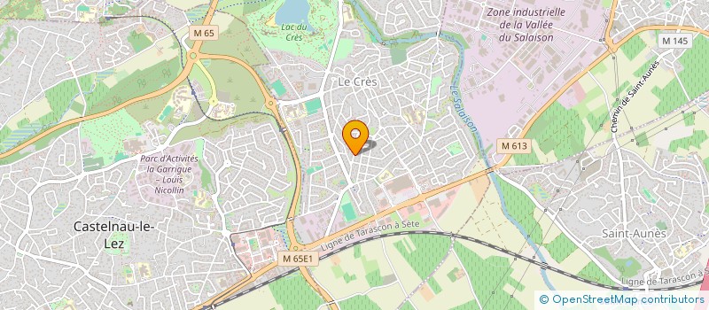 localisation de l'entreprise SCI T & M  LE CRES