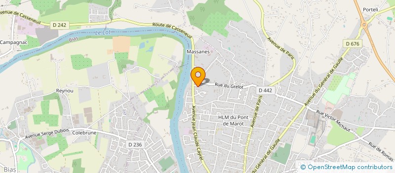 localisation de l'entreprise SCI T.M.G.  VILLENEUVE-SUR-LOT