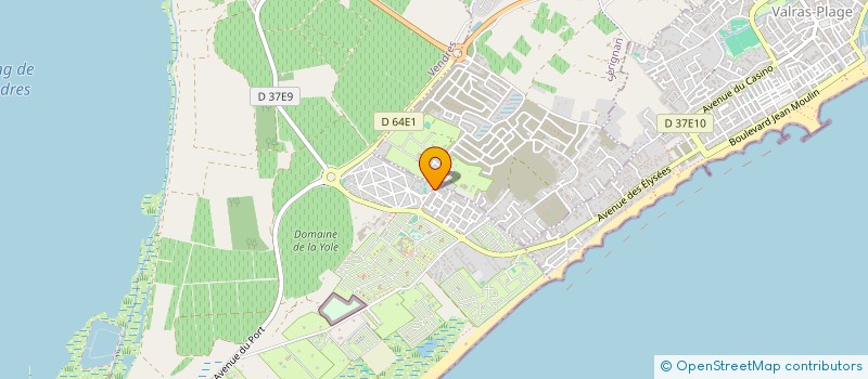 localisation de l'entreprise SCI T.M.I.  VENDRES