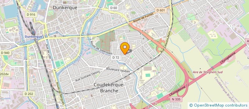 localisation de l'entreprise SCI T M IMMO  COUDEKERQUE-BRANCHE