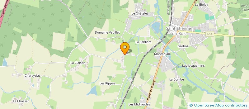 localisation de l'entreprise SCI T.M.M.  SAINT-ETIENNE-DU-BOIS