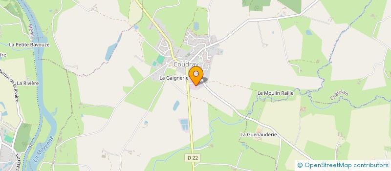 localisation de l'entreprise SCI T. MARIN  COUDRAY