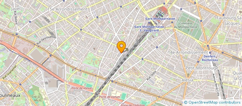 localisation de l'entreprise SCI T.O.  PARIS