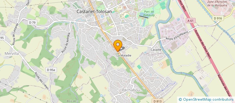 localisation de l'entreprise SCI T.O.J. à CASTANET-TOLOSAN