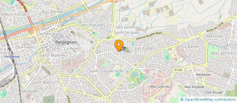 localisation de l'entreprise SCI T.ONE  CABESTANY