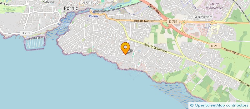 localisation de l'entreprise SCI T.P.C.  PORNIC