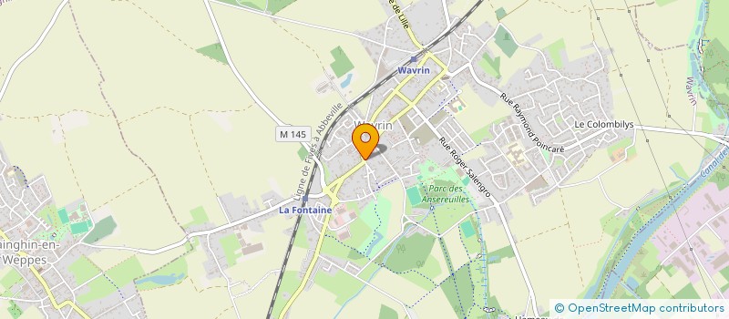 localisation de l'entreprise SCI T PRIME  WAVRIN