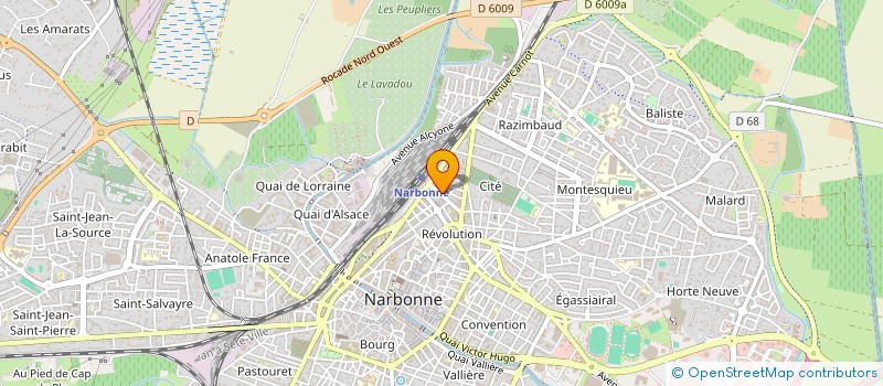 localisation de l'entreprise SCI T.R.E.M. à NARBONNE