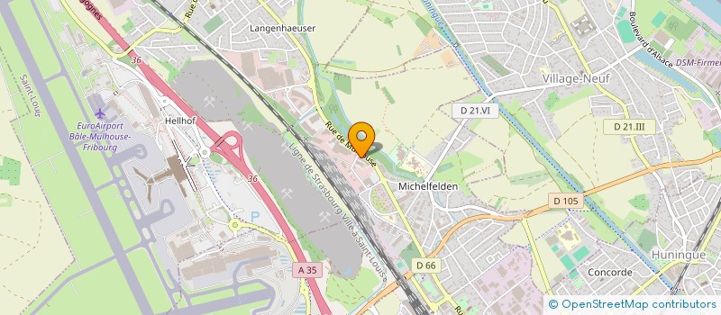 localisation de l'entreprise SCI T&S  SAINT-LOUIS