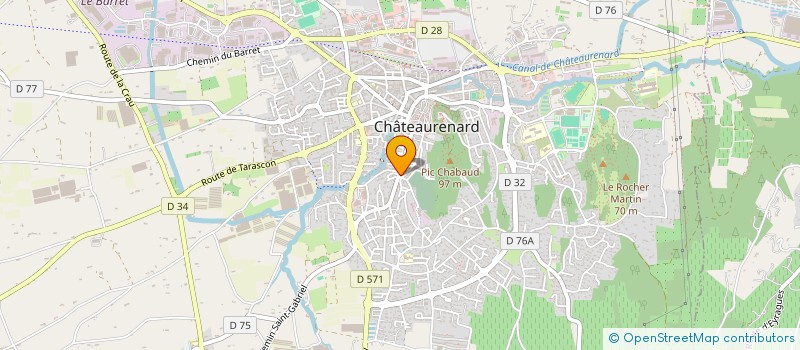 localisation de l'entreprise SCI T.S.I. à CHATEAURENARD