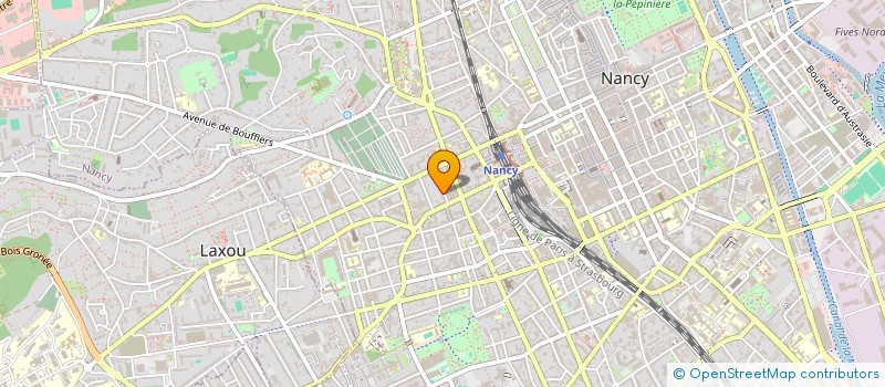 localisation de l'entreprise SCI T & T  NANCY