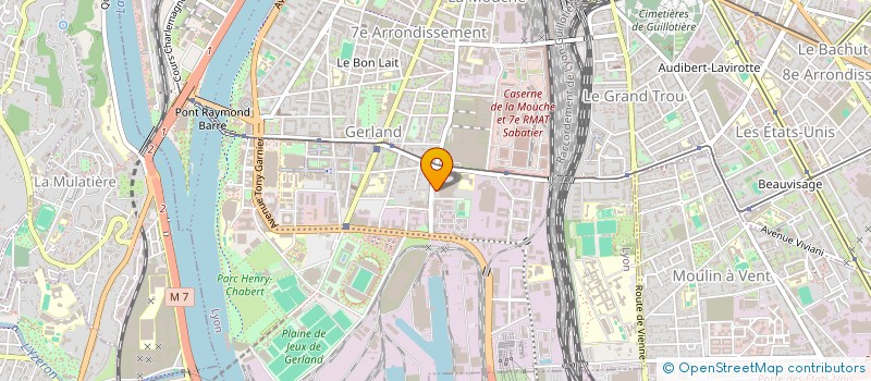 localisation de l'entreprise SCI T.T.A.D -SAINT MAXIMIN  LYON